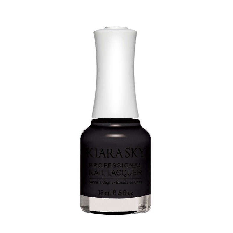 KIARA SKY – NAIL LACQUER - N435 BLACK TO BLACK